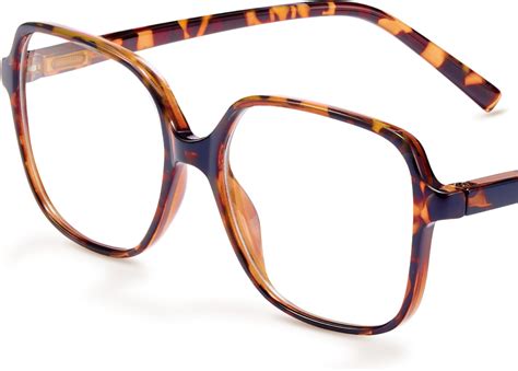 Amazon.com: miyya Oversized Blue Light Glasses For Woman, Fashion ...