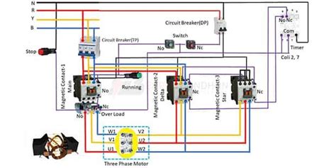 Image result for Three-Phase Motor Connection