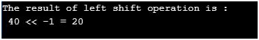 Image result for C Left Shift Operator