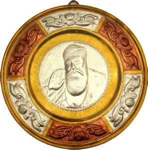 Chola Impressions Guru Nanak Dev Tanjore Art Plate / Shield Decorative ...