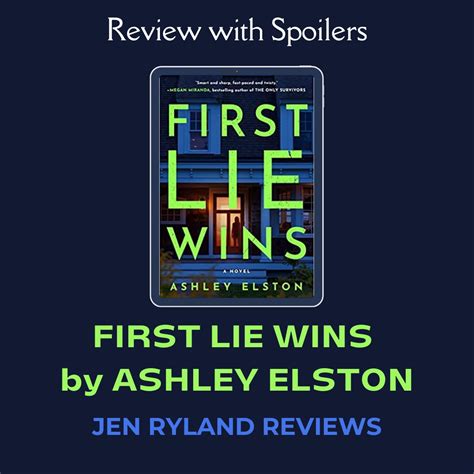 Review with Spoilers for First Lie Wins - Jen Ryland Reviews
