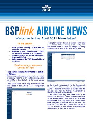 Fillable Online bsplink iata bsplink zw form Fax Email Print - pdfFiller