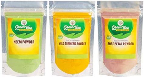 Green Tree Herbs and Spices Face Pack (Wild Turmeric Powder 100 Gm ...