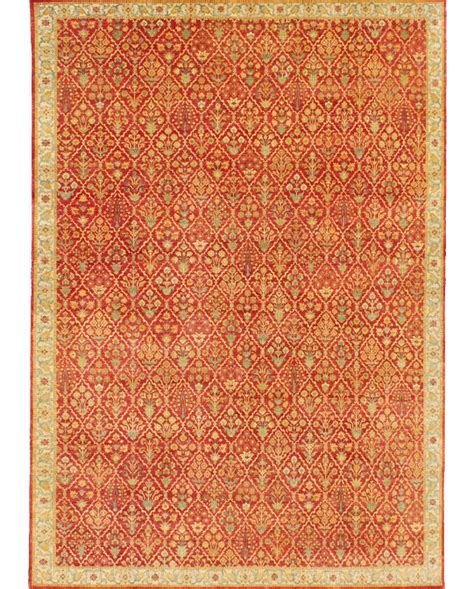 DL 1893 Rust Handmade Luxury Carpet – 100% Wool | Hand Knotted | Hands ...