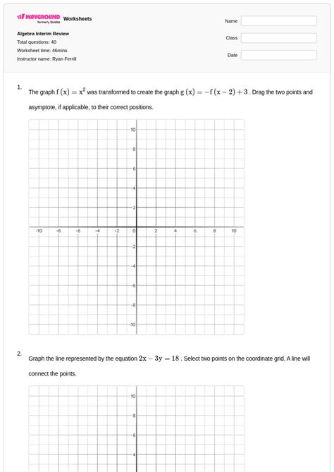 50+ Algebra worksheets for Class 8 on Wayground | Free & Printable