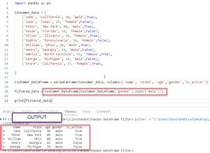 Image result for Filter Data Frame Python