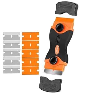 AASONS Glue Remover Mini Razor Plastic Double Edged Blade Scraper With ...