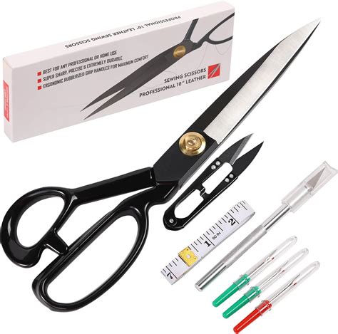 Amazon.com: Professional Tailor Scissors 10 inch - Heavy Duty Sewing ...