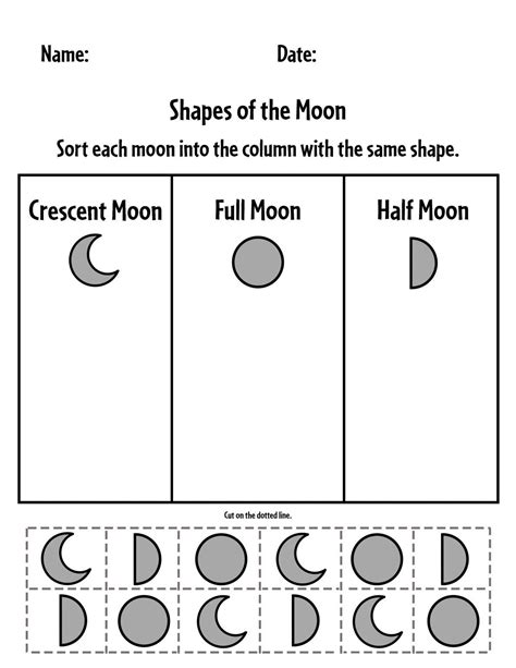 Preschool Moon Phases