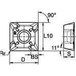KSSM 10 Carbide Insert SPCT-LD2 Light Machining 3954615 ...