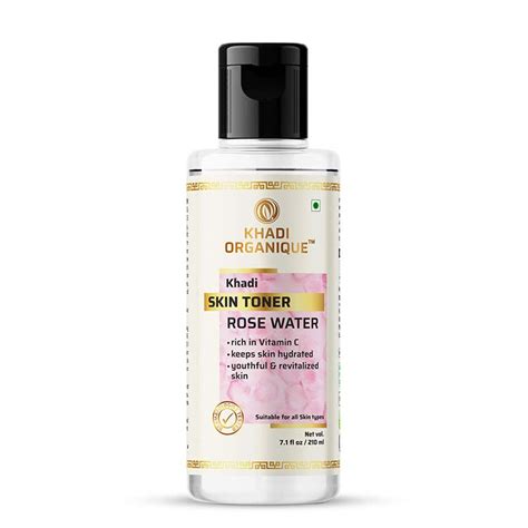 Khadi Organique Rose Water Skin Toner for Face - 100% Pure & Natural