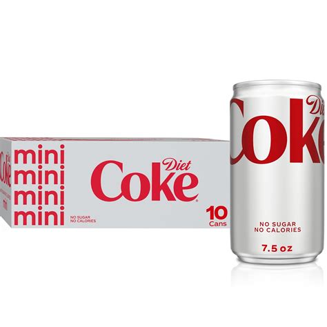 Diet Coke Mini-Can 7.5oz, 10 Pack (Package May Vary) Diet Coke 7.5 Fl ...
