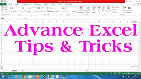 Advanced Excel Tips and Tricks 的图像结果