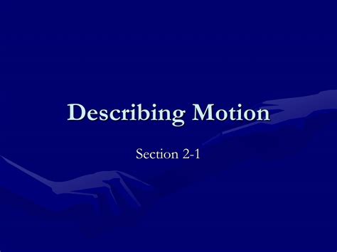 Describing Motion 的图像结果