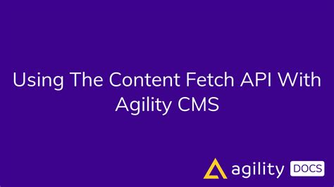 Image result for Fetch Content API