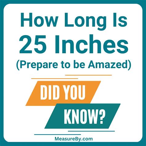 How Long or Big is 25 inches? (with 10 Examples)