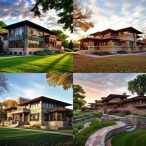 Prairie School architecture Prompt Style for Midjourney & Stable Diffusion