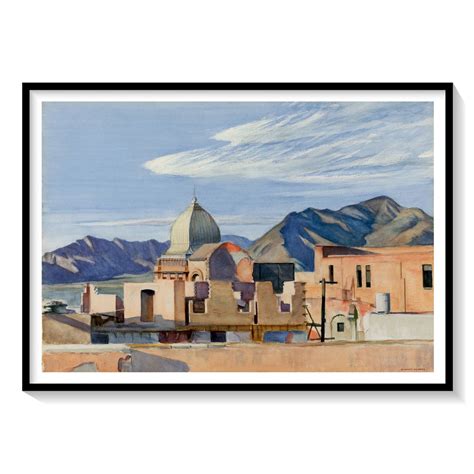 Construction in Mexico Painting & Wall Art Print by Edward Hopper ...