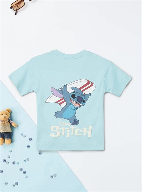 Buy Boys Lilo & Stitch Print T-shirt Online at just Rs. 399.0 ...