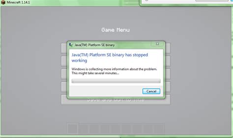 Image result for Minecraft Crashing Windows 1.0 Java
