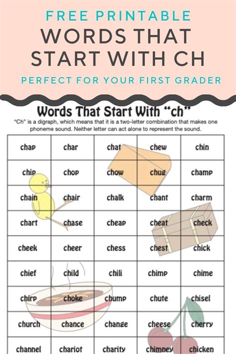 Words Begin With Ch