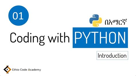 Image result for Python Programming Tutorial in Amharic Lecture 1