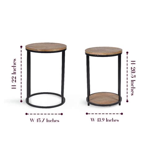Minimalist Wooden Nesting Table – The Artment