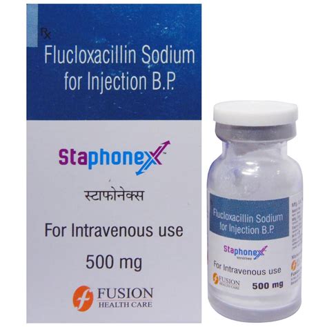 Staphonex 500mg Injection Price, Uses, Side Effects, Composition ...