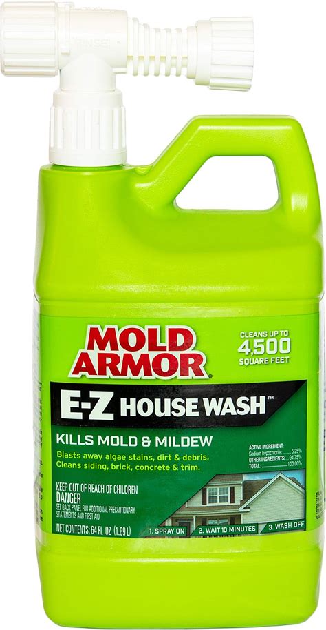 Amazon.com: Mold Armor E-Z House Wash – Kills Mold and Mildew- 1 Gallon ...