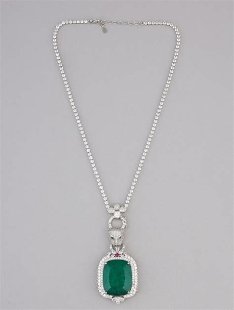 Diamond Studded Panther Pendant – modarta