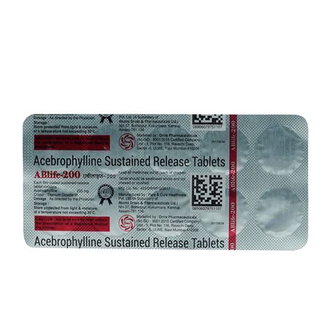 Abevia-200 SR Tablet 10's Price, Uses, Side Effects, Composition ...