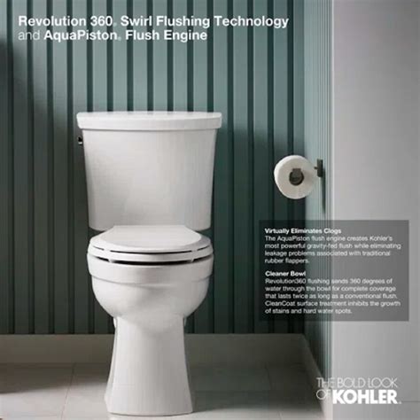 KOHLER Kelston ContinuousClean 1.28 GPF Tank 32818-0 at Lowes.com