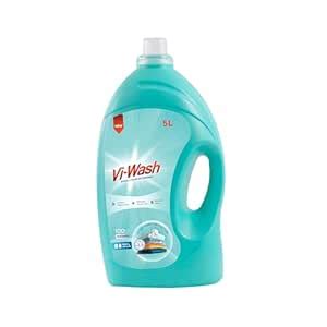 Vi-Wash Liquid Detergent For Clothes, Brightens Whites & Colours ...