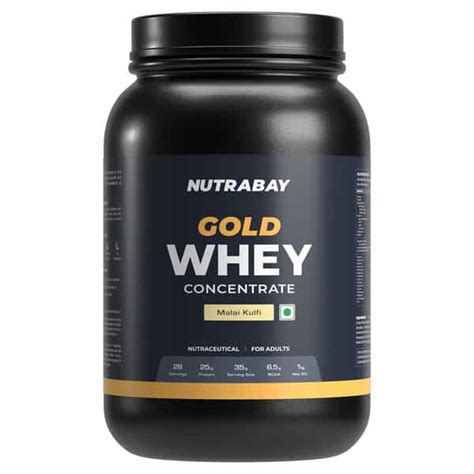 Buy NUTRABAY GOLD 100% WHEY PROTEIN CONCENTRATE|25G PROTEIN|MUSCLE ...