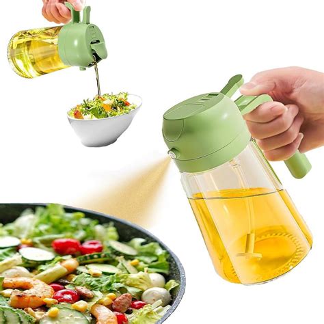 DIRECTMAR2 in 1 Olive Oil Sprayer and Oil Dispenser Bottle for Kitchen ...