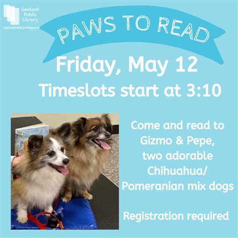 Upcoming Children’s Programs – Seekonk Public Library