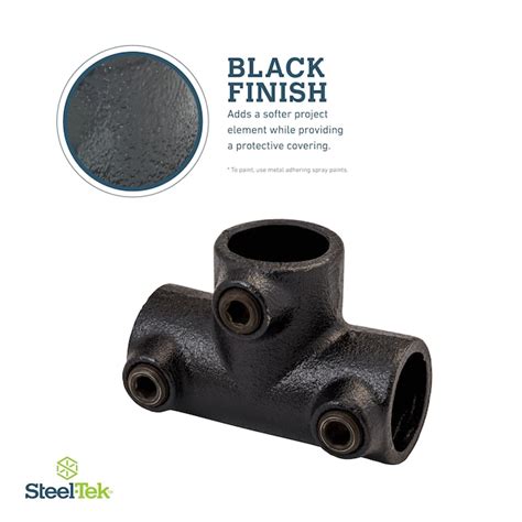 SteelTek 3/4-in Structural Black Three Socket Tee in the Structural ...