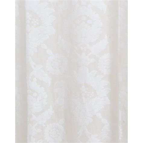Buy Fabindia Off White Gulmarg Cotton Blend Semi Sheer Cutwork Curtain ...