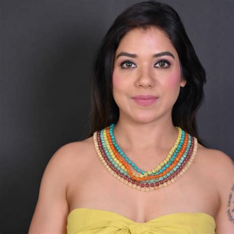 Multicolor Resin Bead Necklace – dastakaaristore