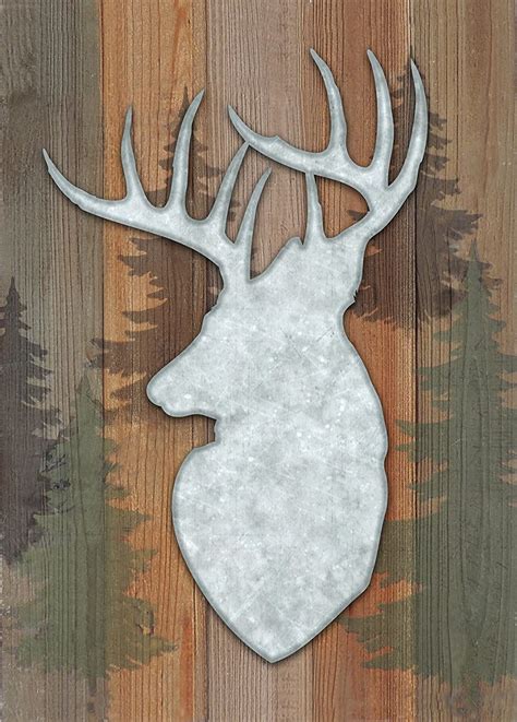 Reflective Art 17" x 24" 'Wild & Free' Metal & Wood Wall : Amazon.in ...