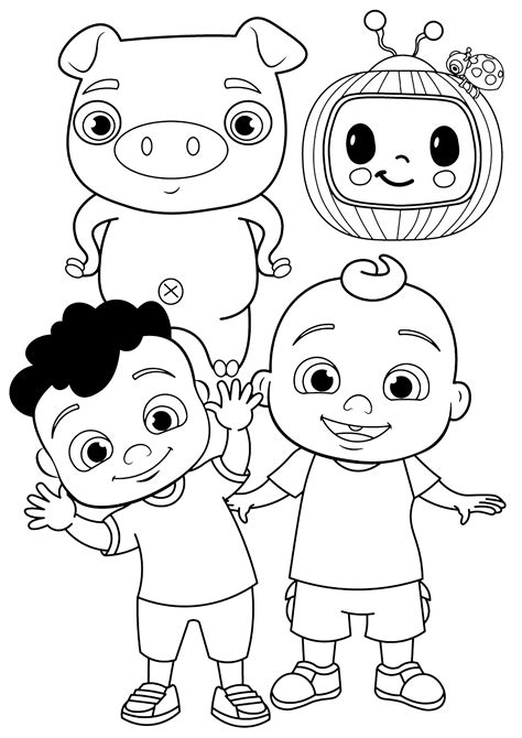 Cocomelon Coloring Pages [2025]