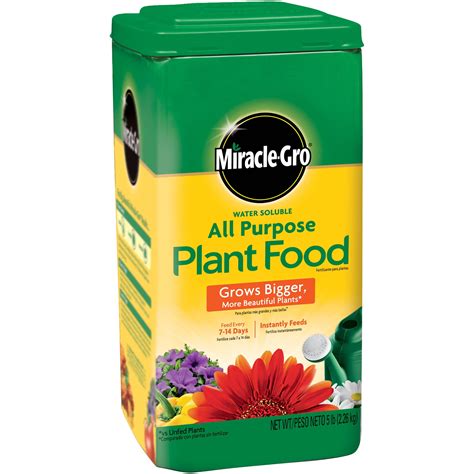 Miracle-Gro Water Soluble All Purpose Plant Food, 5# - Walmart.com