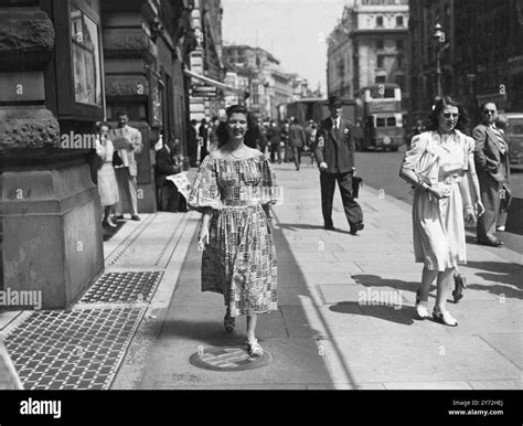 Peggy Ryan, Hollywood film actress, he recently arrived in London today ...