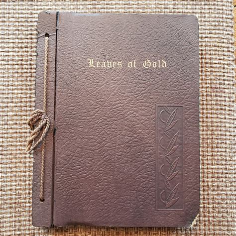 Leaves of Gold 1957 Clyde Francis Lytle Antique Bound Book - Etsy