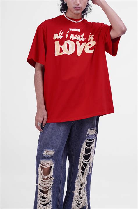 Love T-Shirt (Red) – HUEMN