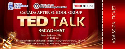 Voices of Tomorrow: Toronto TED-Ed Student Talks Showcase, Accolade ...