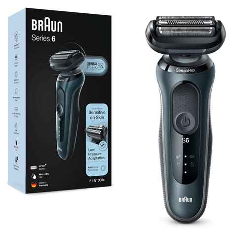 Braun Series 6 Electric Shaver for Men, Wet & Dry Shave, SensoFlex ...