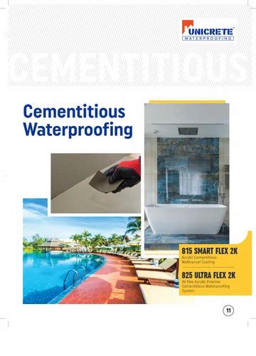 Waterproofing Chemical - Unicrete 815 Smart Flex 2K Manufacturer from ...