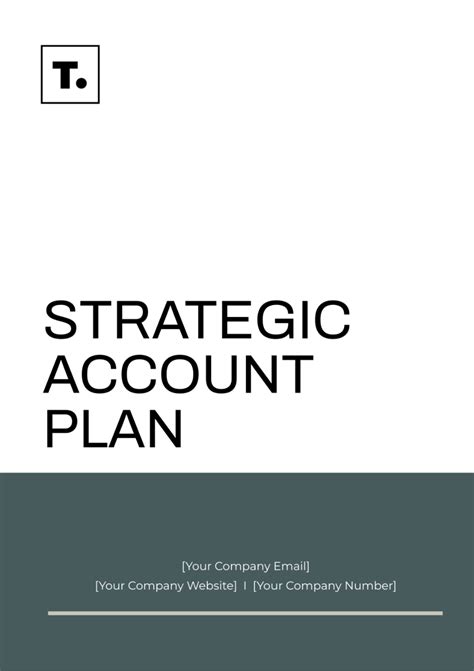 Free Strategy Plan Templates, Editable and Printable