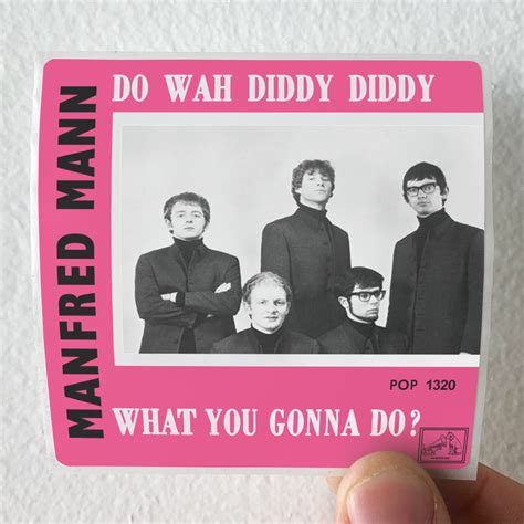 Manfred Mann Do Wah Diddy Diddy Album Cover Sticker